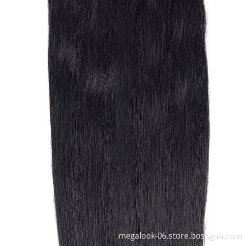 100% Natural Wet And Wavy Easy Clip Human Hair Extension for Black Women